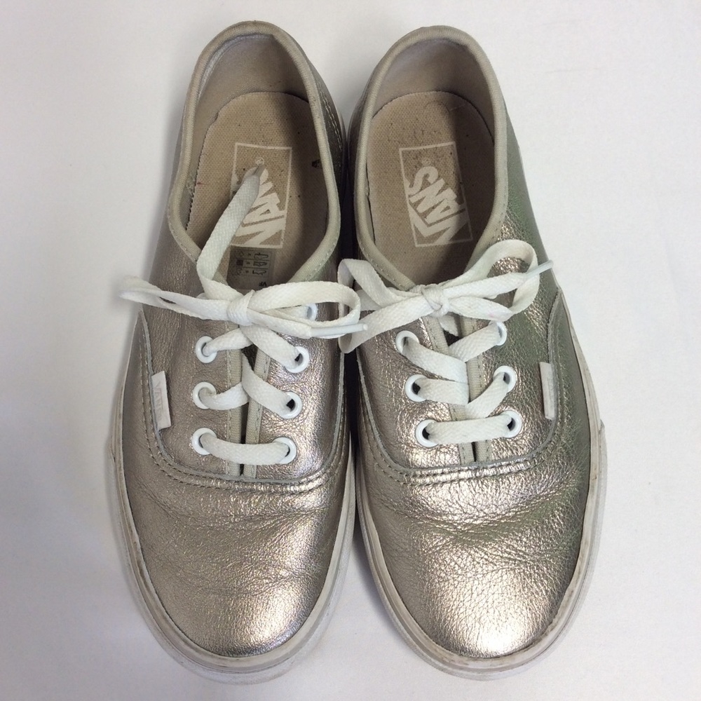 Vans Shoes Sneakers Silver Size Womens 6.5 mens 5
